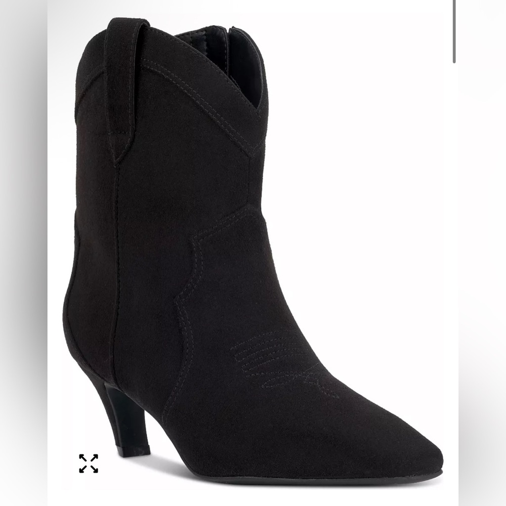 INC International Concepts Black Heeled Boots